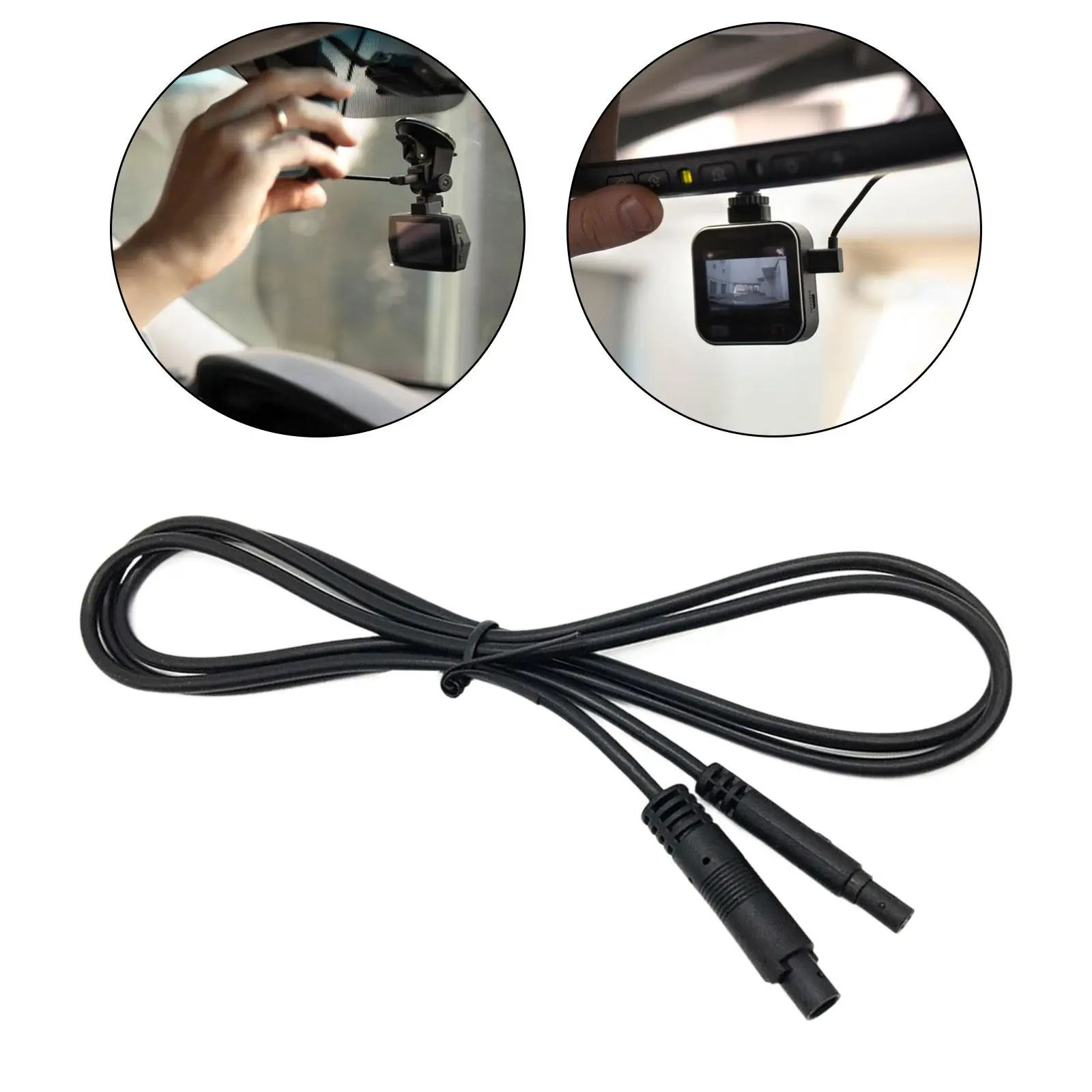 

Dash cam Extension Cable 1M 4 Pin Rear Camera Wire Replacement Backup Camera Extension Cable for Van Trailer SUV Pickup Car