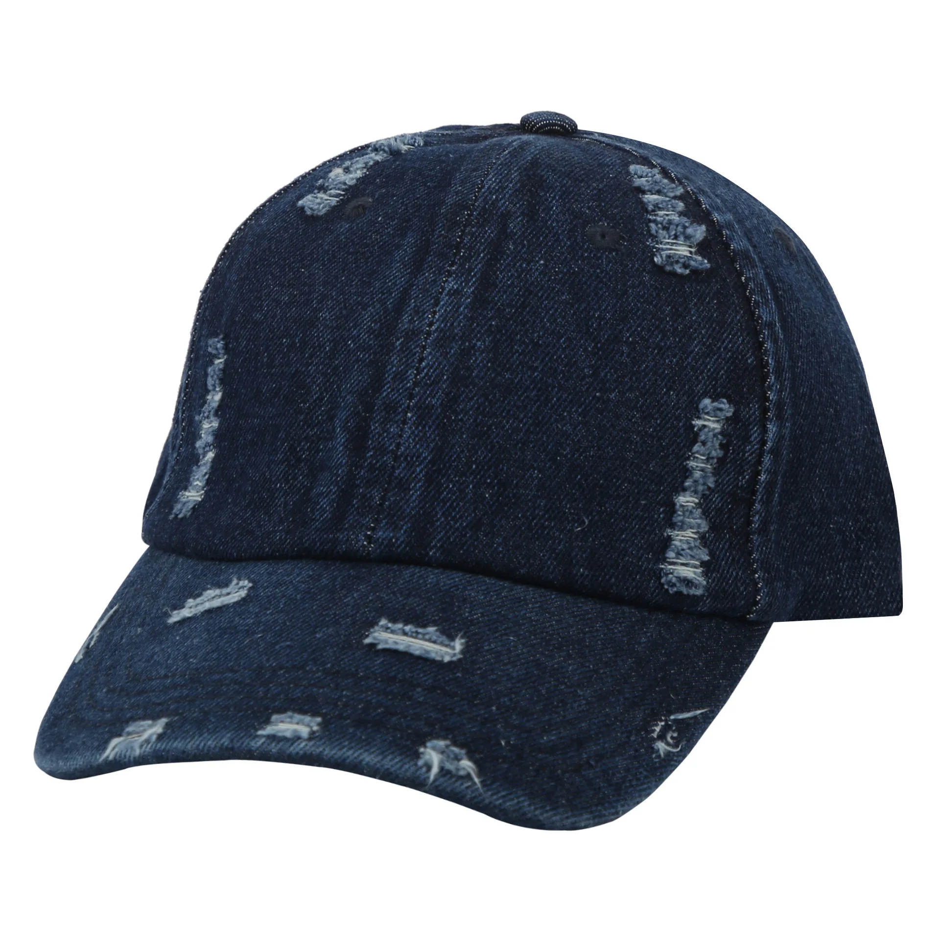 

Women's Denim Baseball Cap Vintage Distressed Style Breathable Sun Hat Summer Outdoor Adjustable Retro