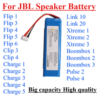 2025 Replacement Speaker Battery for JBL Link 10 20 G03 Clip Charge Boombox Flip Pulse Xtreme 1 2 3 4 5 6 Bateria Big Capacity