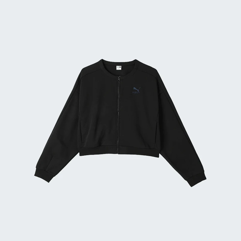 

Puma genuine T7 MX TRACK JACKET W women's round neck casual embroidered jacket 628131-01