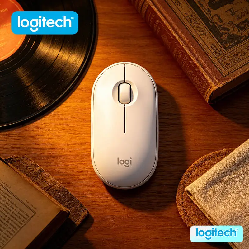 Logitech M350 Travel Quiet Mouse - Thin Build, Silent Operation, 10m Range, 77g Light, Laptop Bag Friendly Helper