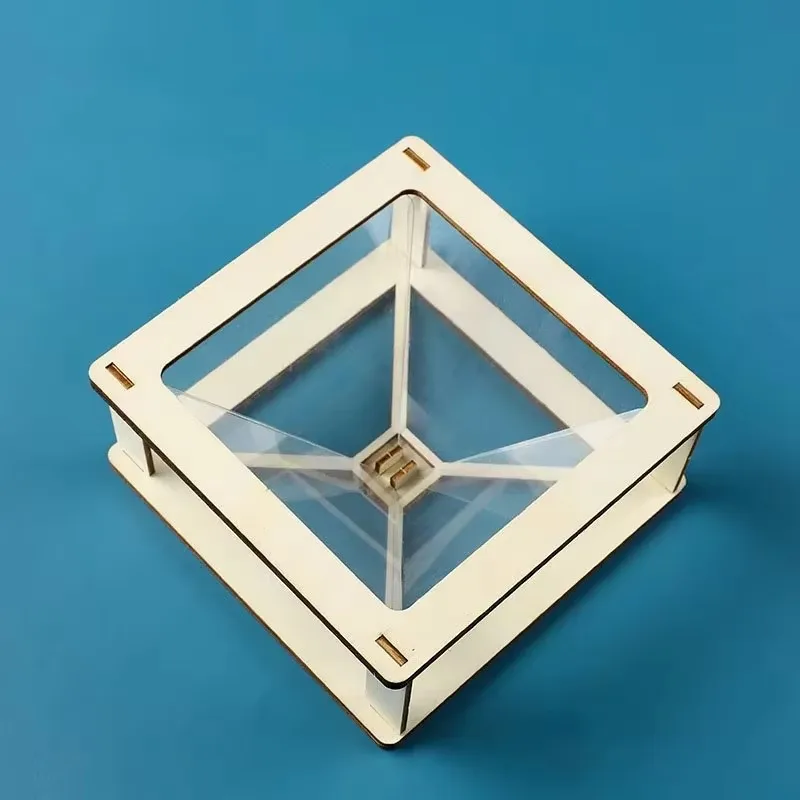 DIY 3D Holographic Projector Kit for Kids Scientific Production Handmade Puzzle Experimental Materials Small Invention Projects gallery 4