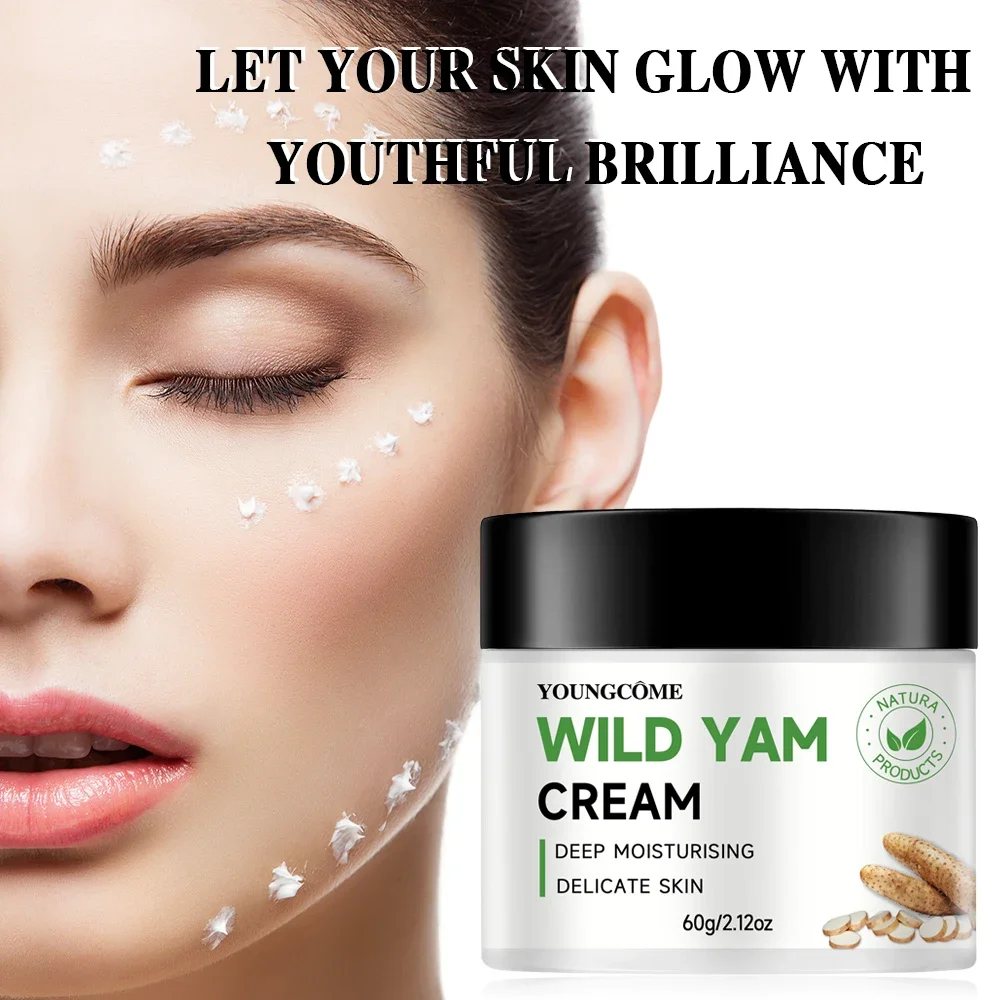 YOUNGCOME Wild YamCream,Enriched with Glycerin for Deep Hydration Quickly Absorbed Properties for Skincare Tightens and Firm