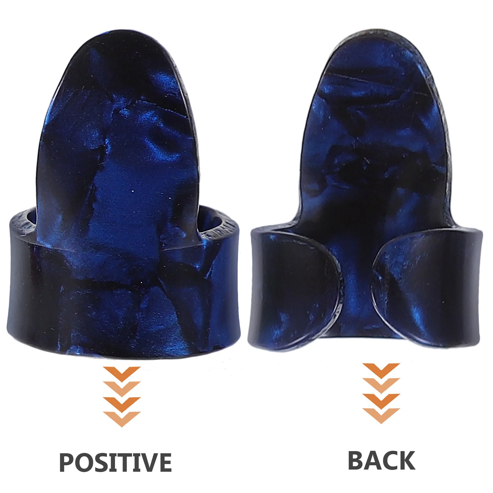 

12pcs Guitar Finger Picks Xylonite Non-Slip For Acoustic Electric Bass Ukulele Thick Plectrums Comfortable Wear Beginners Guitar