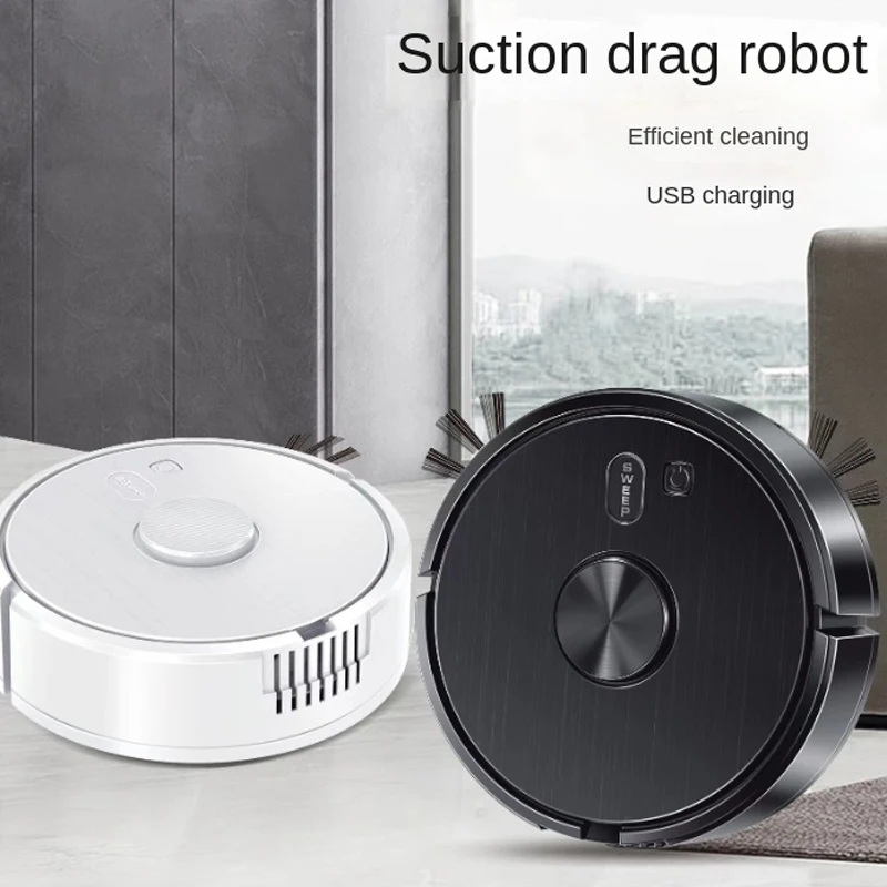 A Sweeping Robot USB Charging Home Intelligent Lazy Automatic Sweep Suction Drag One Quick Cleaning And Removal Of Bacteria