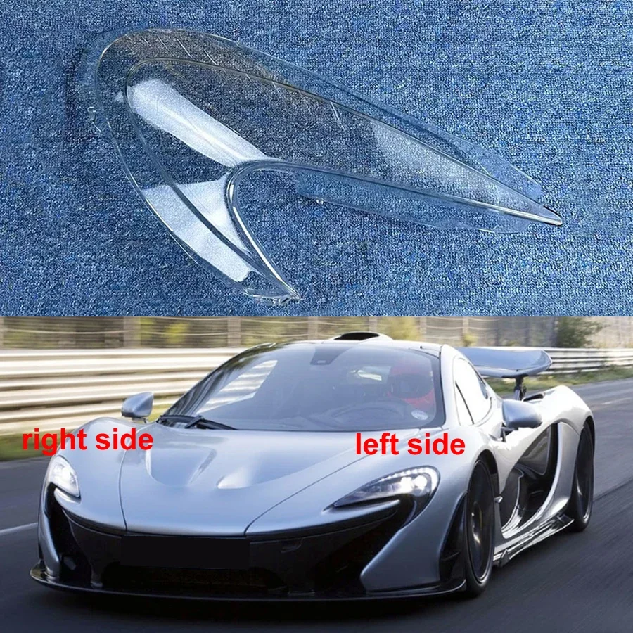 

For Mclaren P1 Headlamp Cover Shade Headlight Transparent Lens Lamp Shell Masks Plexiglass Replace Original Lampshade