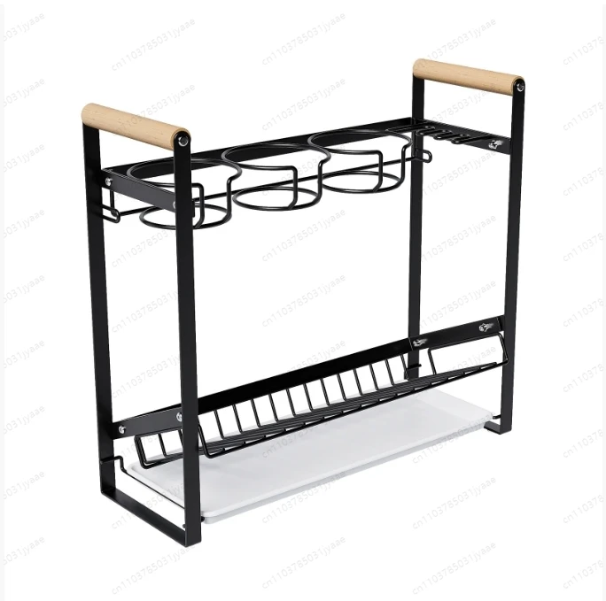 Storage Rack Large Capacity Cup Holder Multifunctional Thermal Insulation Kettle Cold Water  Drain