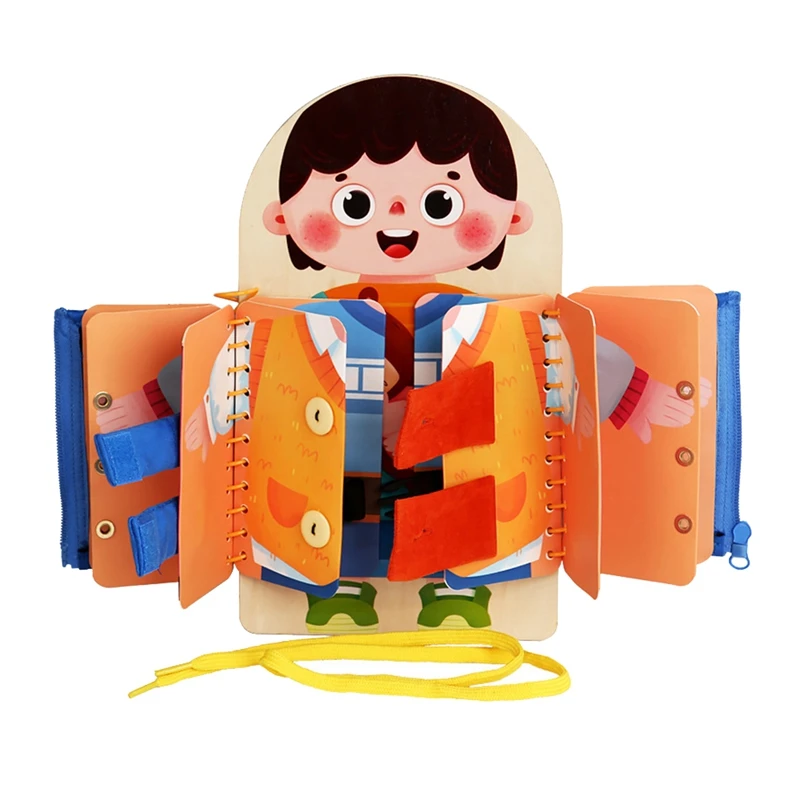 1 PCS Multi-Layer Wooden Busy Board For Children Early Education Toy Early Education Toy