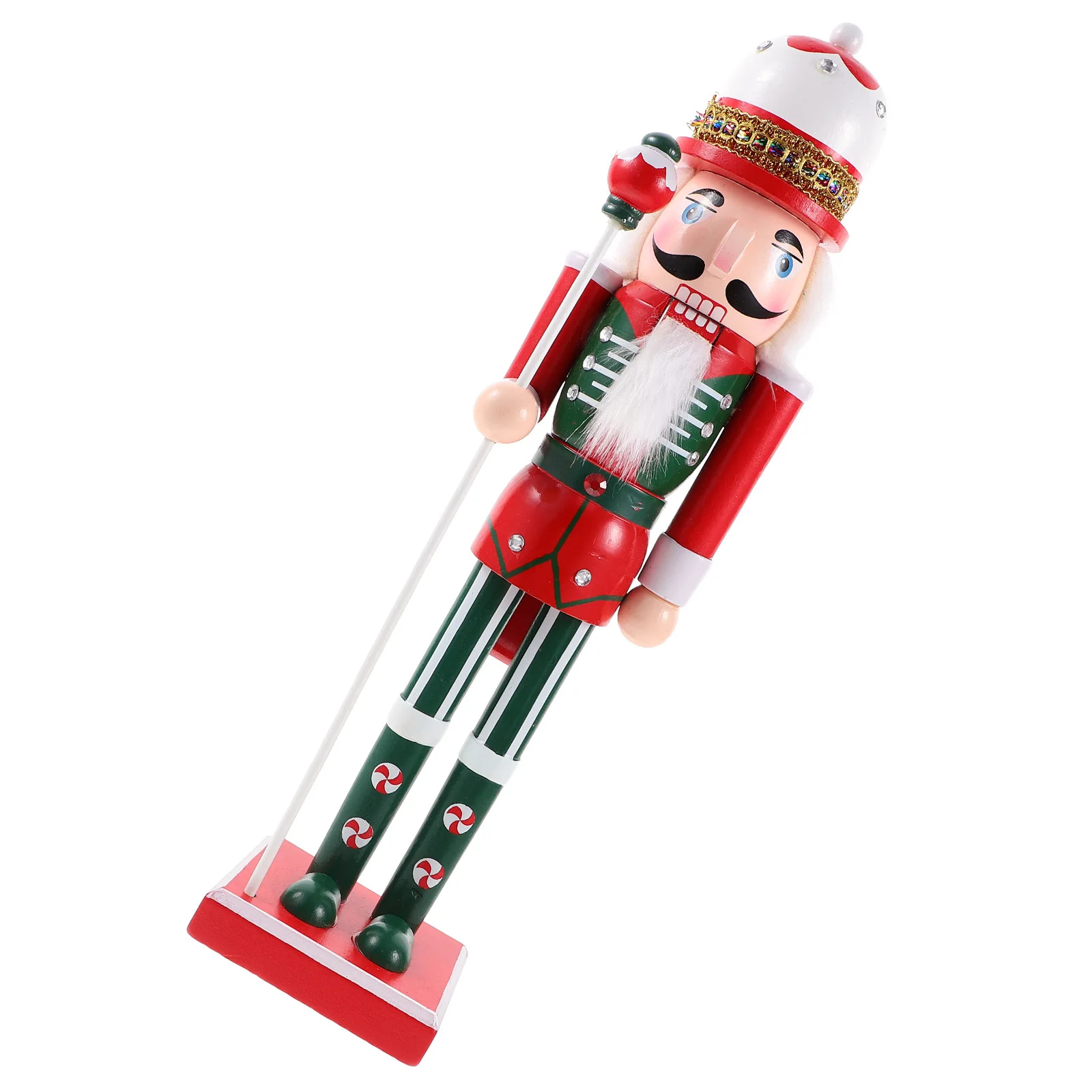 

Wooden Nutcracker Ornaments Christmas Nutcracker Decor Xmas Decoration for Home Party Holiday Theme Festive Scene Layout
