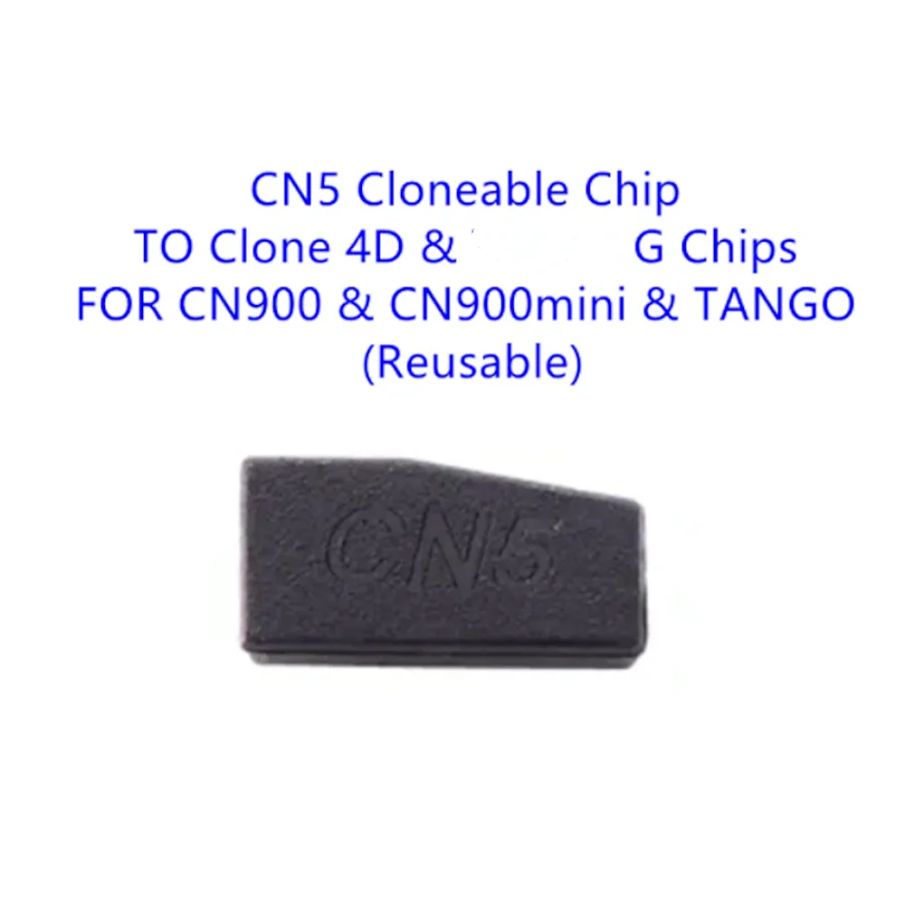 

CN5 Clonable Chip for CN900 ND900 CN900mini Tango Reusable Car Key Chip for Toyota 4D / G chip and so on