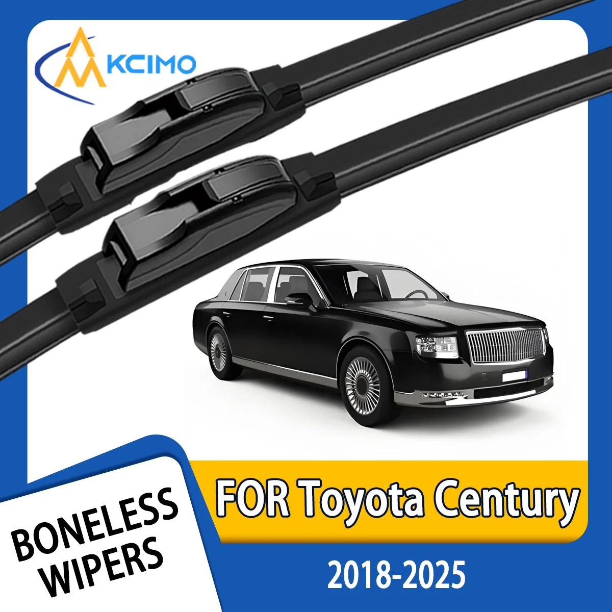 

KCIMO 2PCS New Front Windshield Wiper Blade for Toyota Century G60 2018-2025 Front Windshield Auto Wipers Blade Accessories 2025