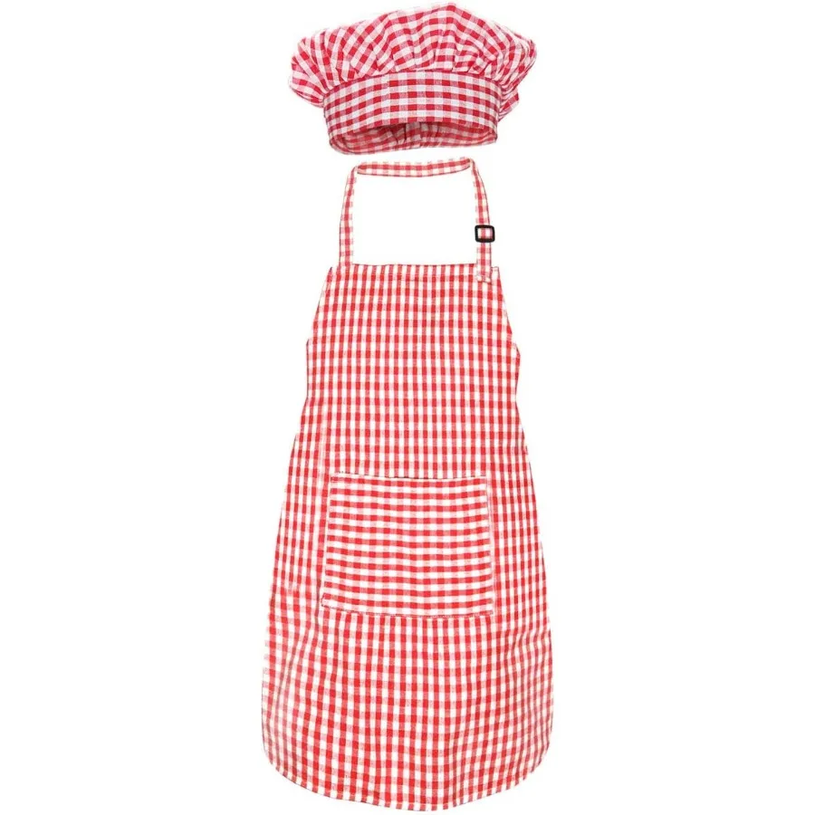 

Jennice House Apron and Chef Hat Set Cute Baking Aprons for Cng Baby Baking Aprons