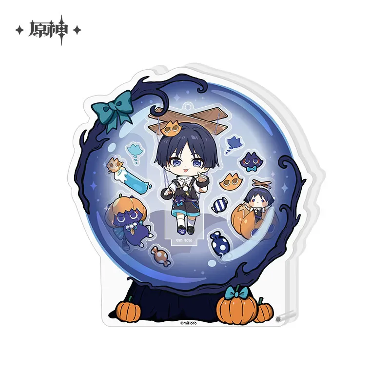 [Genuine] miHoYo Game Genshin Impact Acrylic Shake Particle Combination Plaque Wanderer Citlali Klee Ornament Cosplay Xmas Gifts