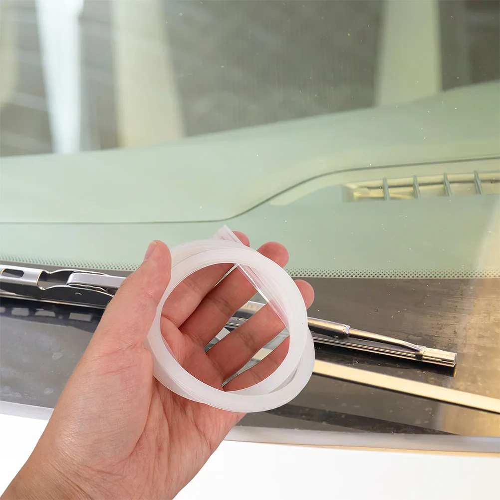 

6pcs Wiper Strips Car Windscreen Silicone Replacement Refill Filler Parts High Efficiency Cleaning Frameless Design Durable