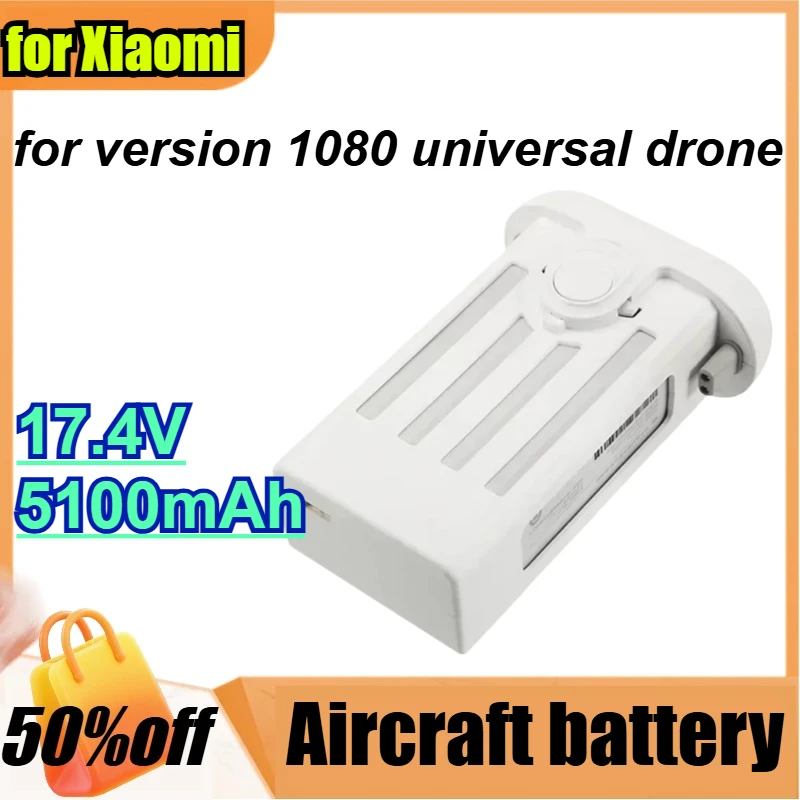 For Xiaomi 4K Version 1080 Universal Drone 17.4V 5100mAh Lithium-ion Aircraft Battery
