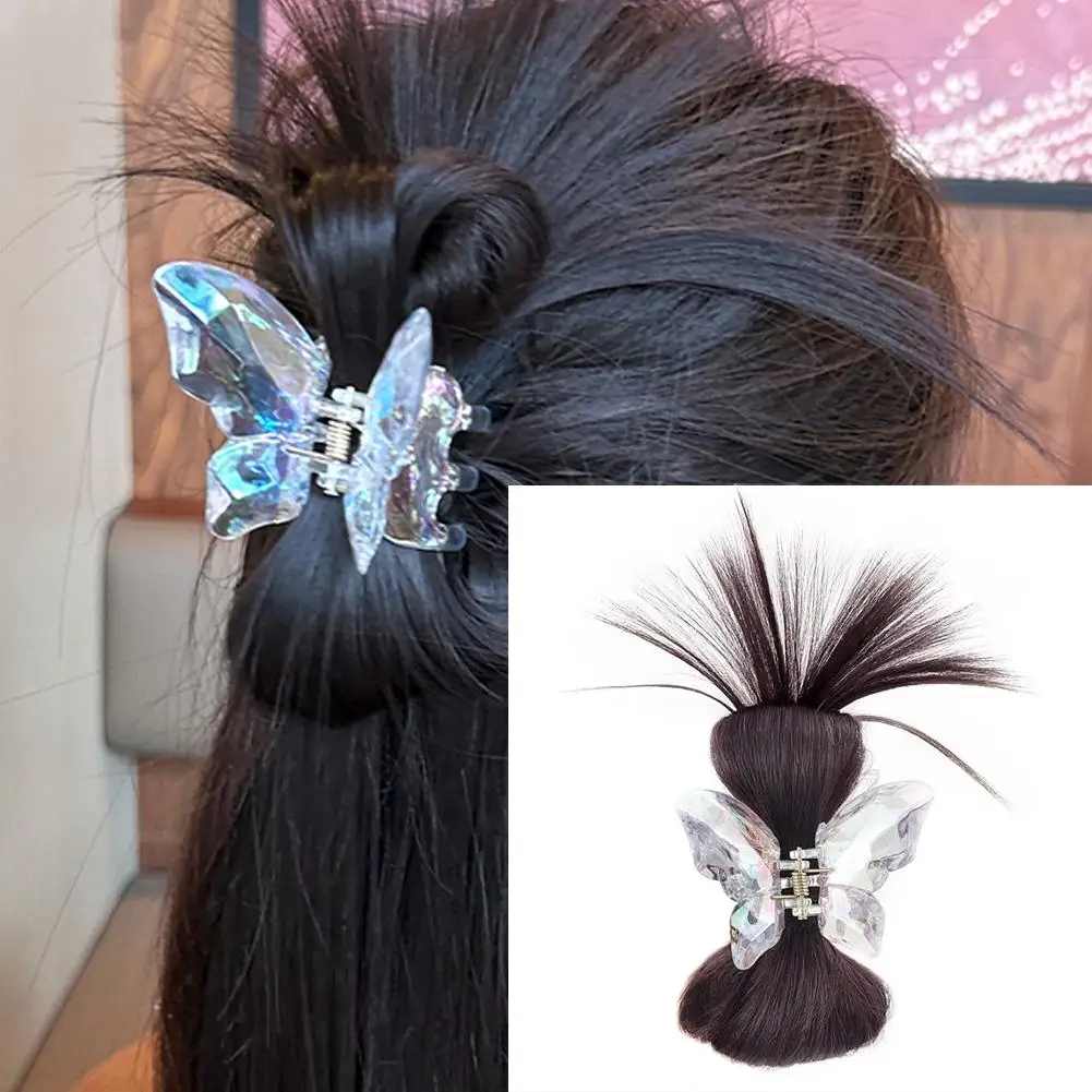 Synthetic Maruki Head Lazy Wind High Horse Tail Spicy Girl Chicken Nest Hair Grab Clip Wig Contract