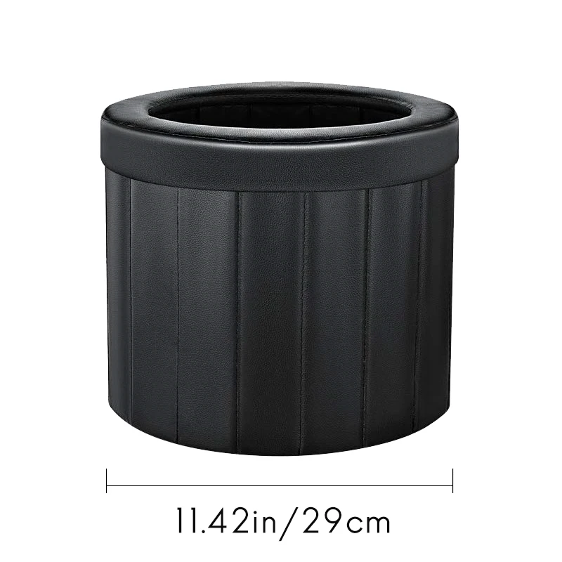 Portable Toilet Folding Camping Toilet Outdoor Commode Car Toilet Leather Toilet For Travel Bucket Toilet Seat