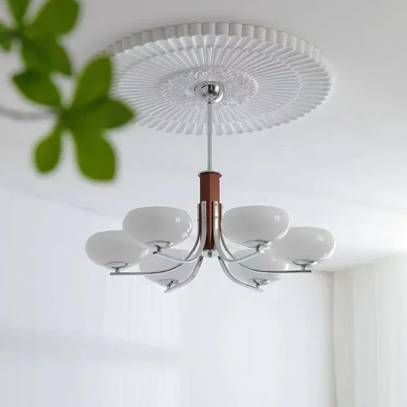 Nordic Retro  LED Chandelier for Living Dining Room Food Tables Study Pendant Lights Home Decor Hanging Light Fixture