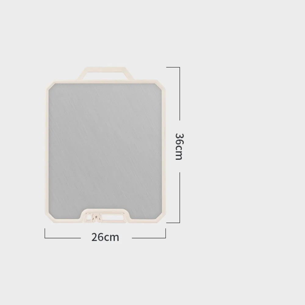 

Двусторонняя разделочная доска из нержавеющей стали, противоскользящая разделочная доска, многофункциональная с точилкой, разделочный блок