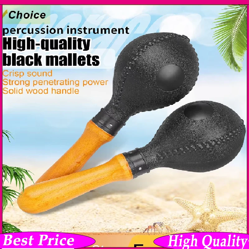 1 Pair of Maracas Shakers Rattles Sand Hammer Percussion Instrument Musical Toy KTV Specific Plastic Sand Hammer