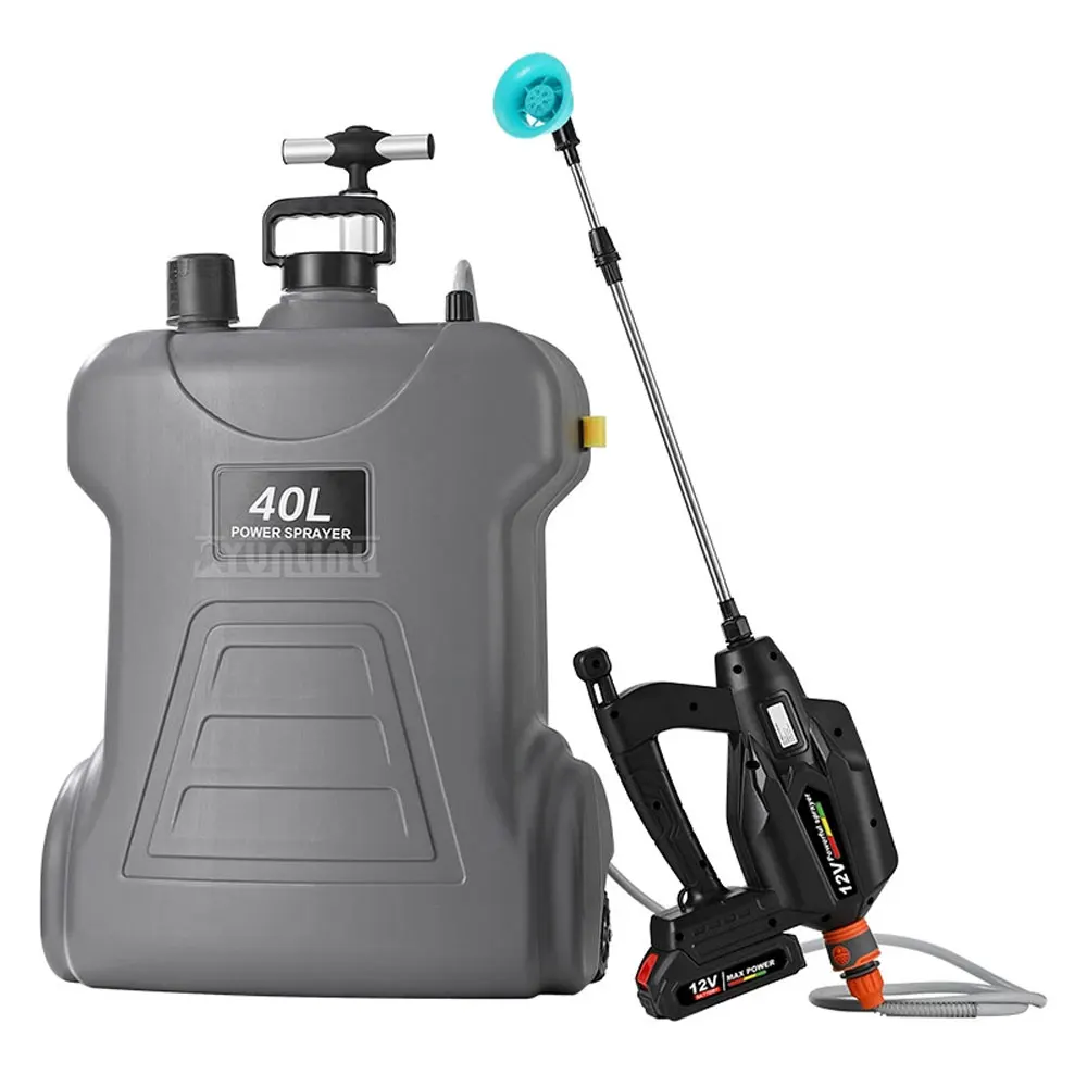 High-Pressure, Electric Sprayer, Towable, with Wheels, for Pesticide Application, Disinfection, Household and Agricultural Use