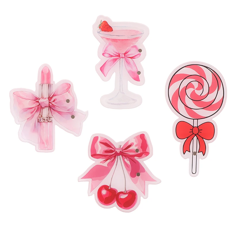 Pink Acrylic Eyelash Extension Display Board with Rose Lipstick Design Magnetic Suction False Lashes Tray Holder Makeup Pallet