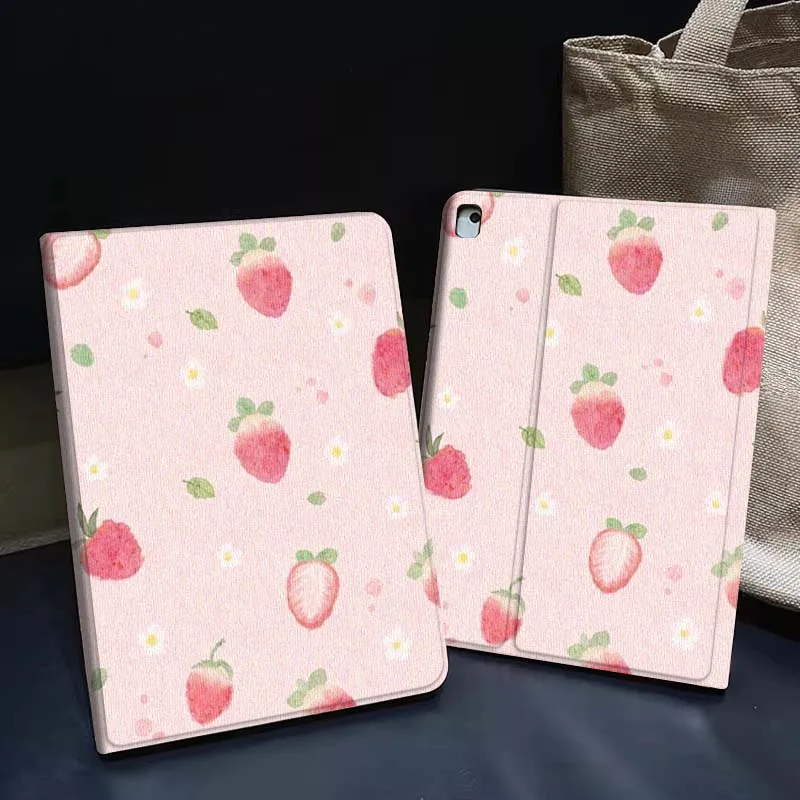 

Cartoon Pink White Daisy Gift Tablet Case For Apple iPad Air Pro mini 1 2 3 4 5 6 7 8 9 11 M2 M3 M5 M4 5th 6th 7th 10th 11th
