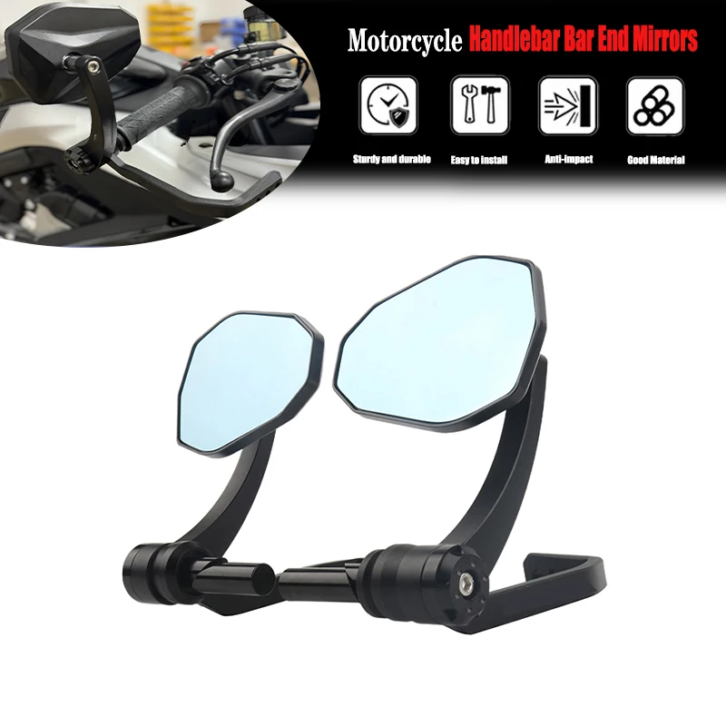 675srr 675nkMotorcycle Black  Handlebar Bar End Mirrors / Brake and Clutch Protector Kit - for 675SR 675SRR 675nk 675nk SRR 675
