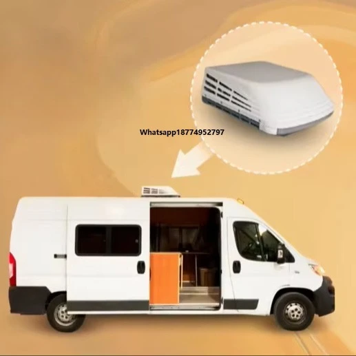 Cooling System Rooftop Cabin Cooler 12v 24v 9000BTU Truck Roof Air Conditioner Cooling Electric Truck Air Conditioner