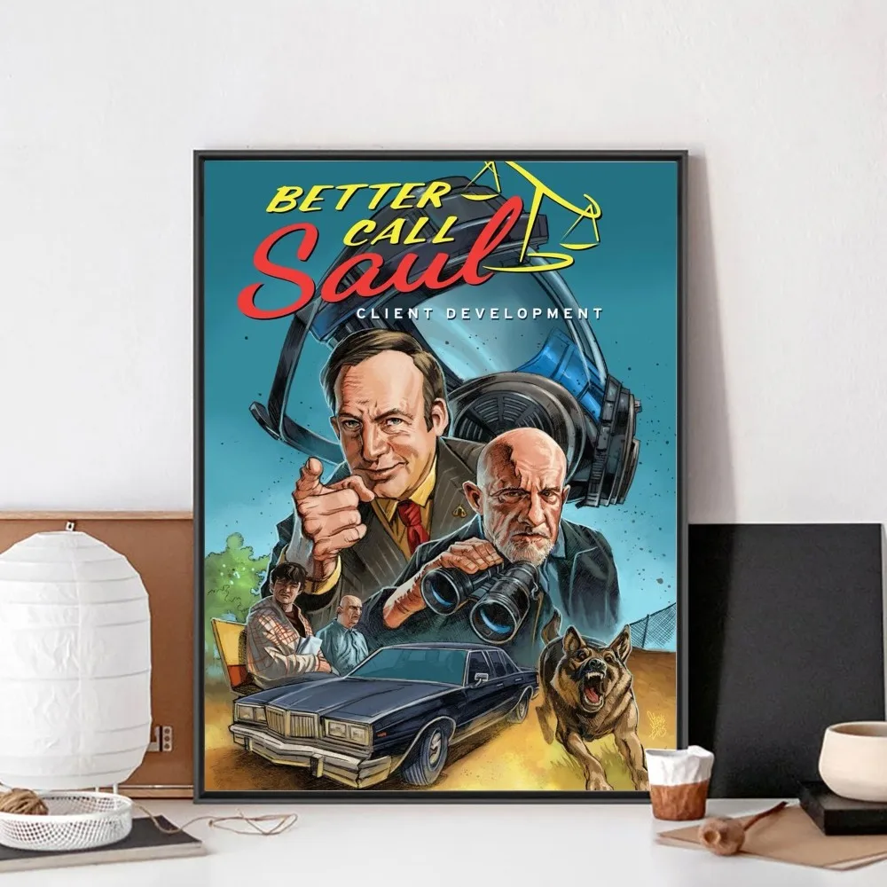 Classic Movie Better Call Saul Poster No Framed Poster Kraft Club Bar Paper Vintage Wall Art Painting Bedroom Study Stickers