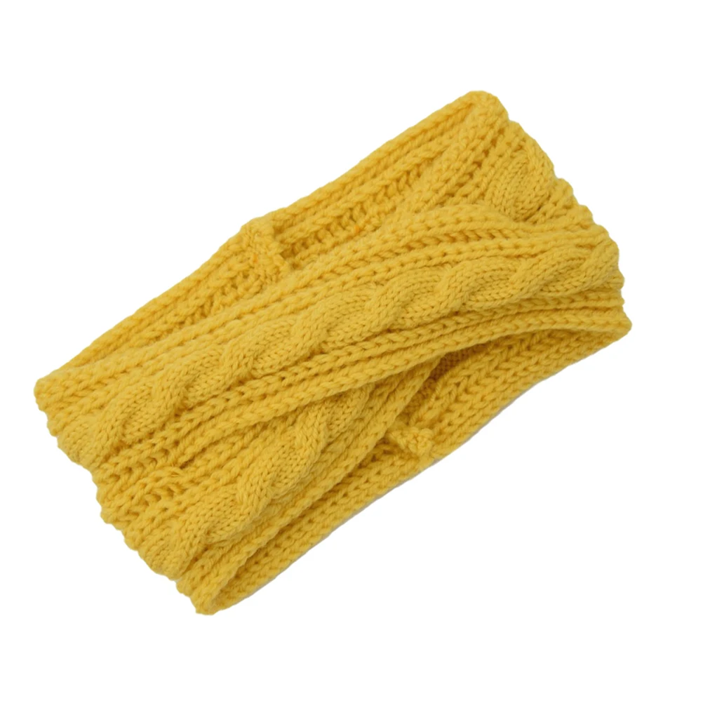

3 Pcs Headbands for Women Knitted Warm Anti Slip Cross Headband Hair Accessories Winter Stylish One Size Fits Most