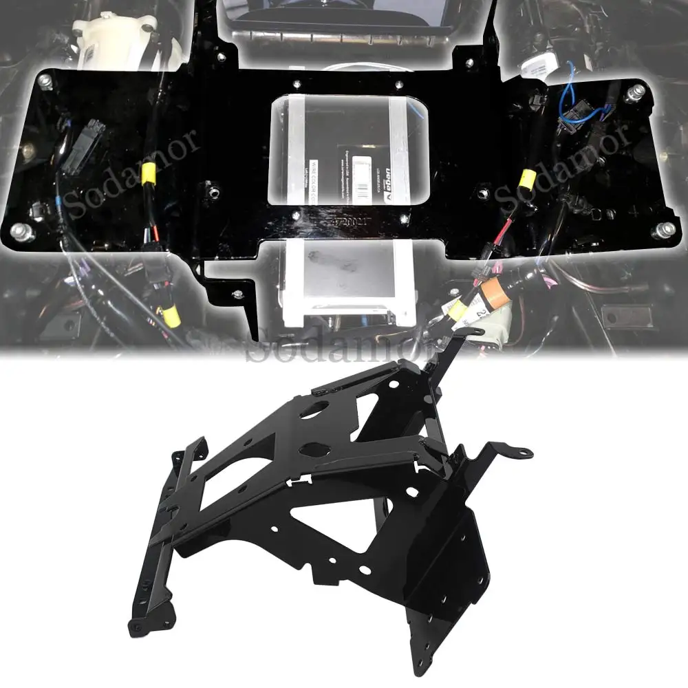 Motorcycle Inner Fairing Radio Mount Bracket For Harley Road Glide Limited FLTRK Ultra FLTRU FLTRXP CVO Road Glide FLTRXSE