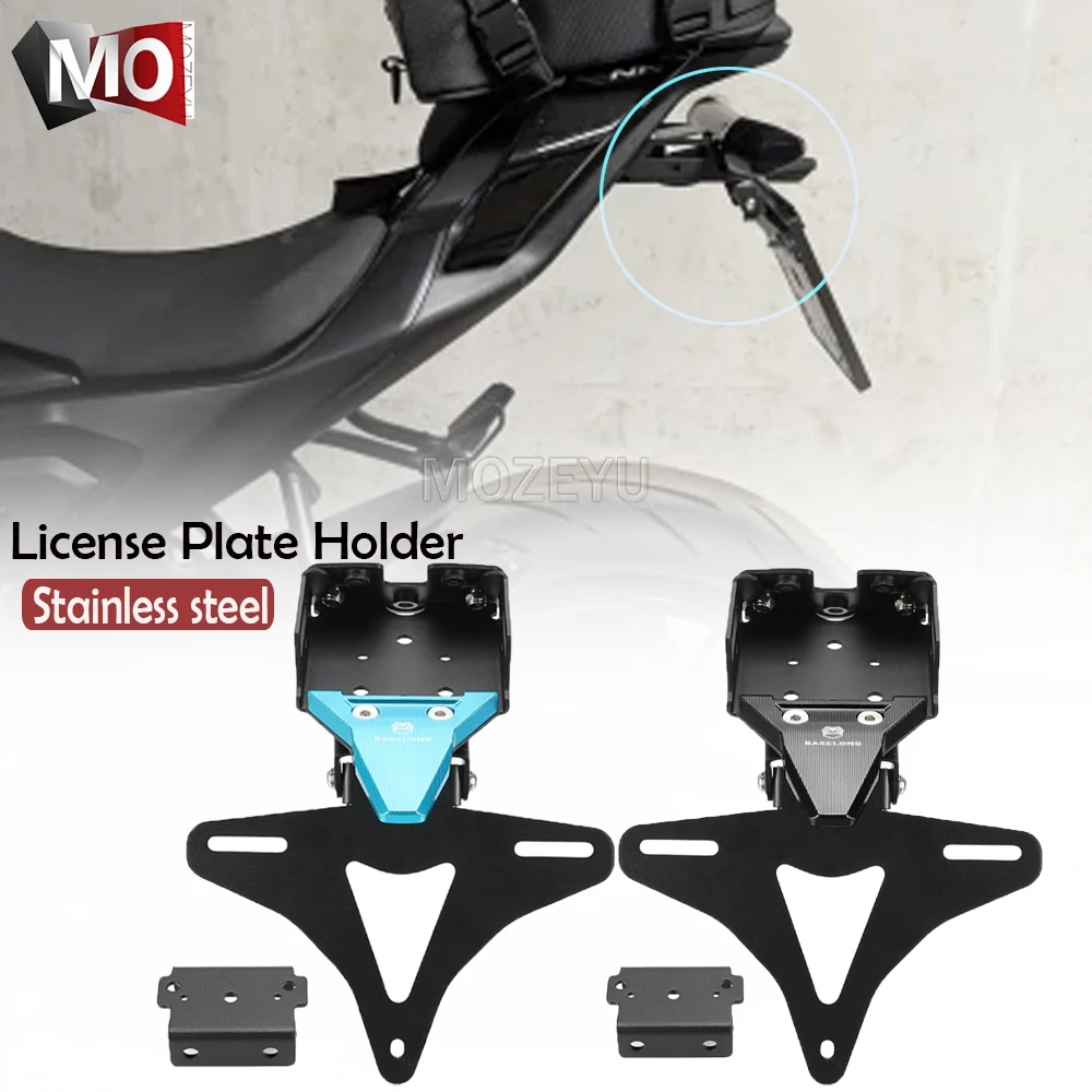 

For CFMOTO 675SR-R 675SS 675NK 675 SR-R 675SR 2024-2026 Motorcycle License Plate Holder Fender Eliminator Registration Bracket