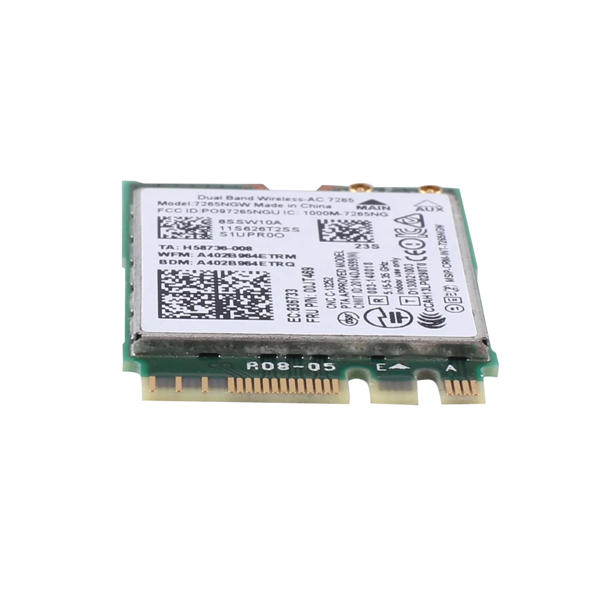 新しい AC7265 7265NGW WiFi カード FRU00JT469 802.11AC NGFF BT4.0 レノボ Thinkpad E550 E455 E555 シリーズ用