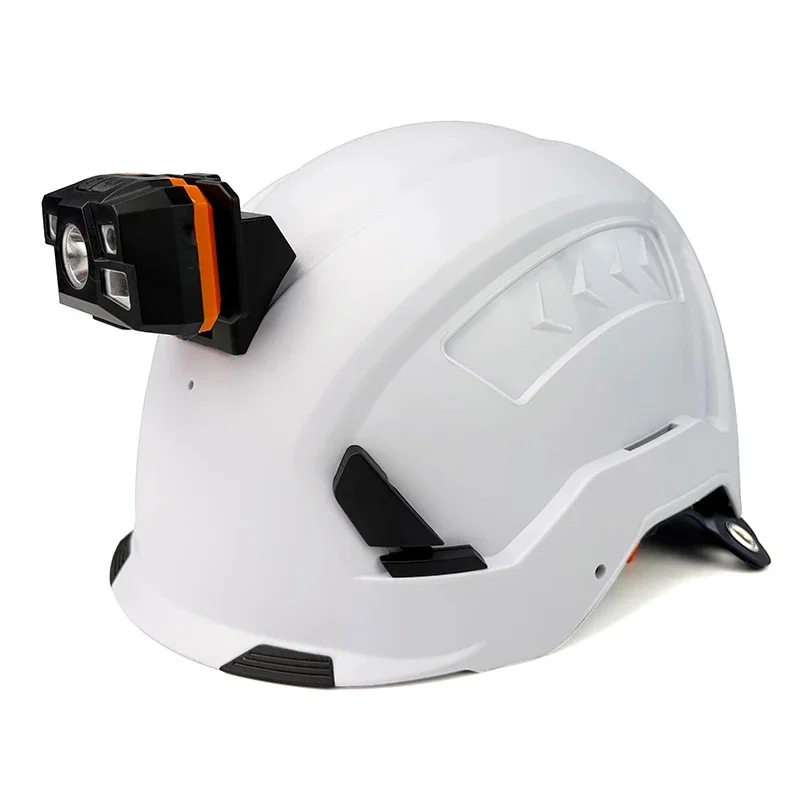 Safety Helmet Type II Class E Hard Hat with Headlamp Visor for Electrician Construction