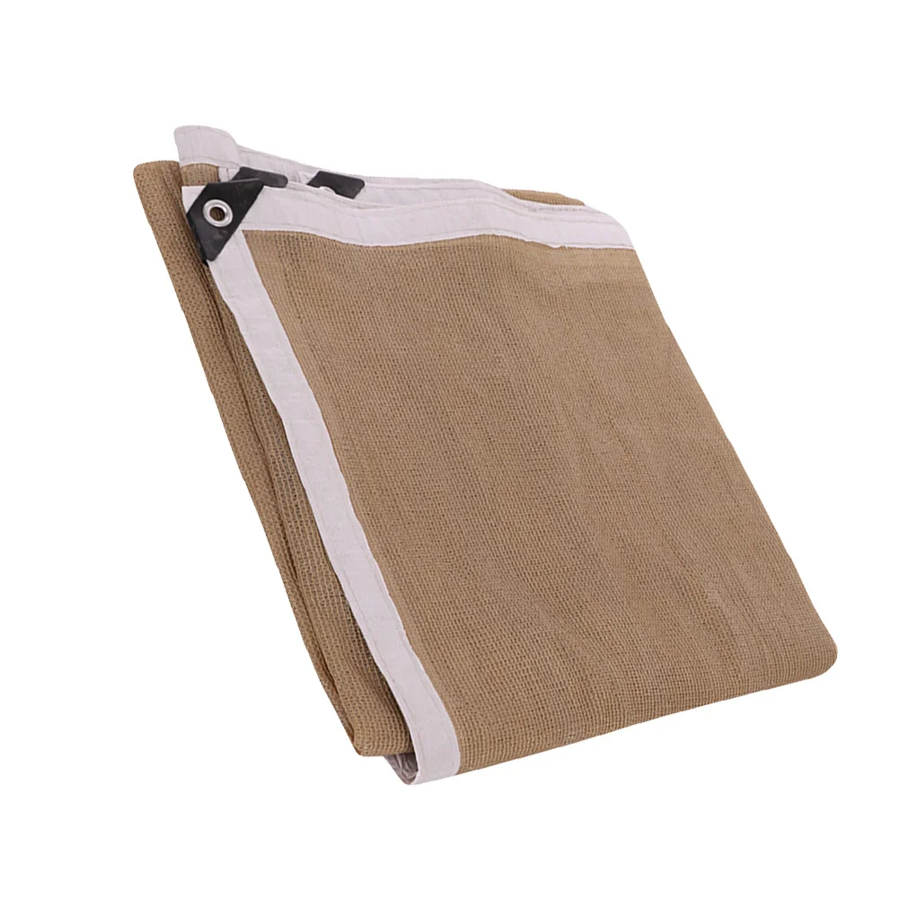 

1pc Sunshade Net Pe Thickened Dense Shading Fabric Breathable Heat Insulation For Balcony Garden Patio Summer Sun Block Sail