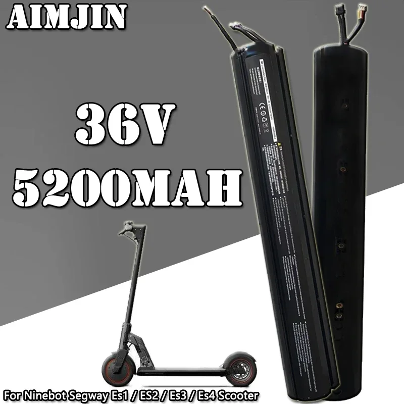 

100% NEW High-capacity 36V 5200mAh For Segway Ninebot ES1 ES2 Built-in Lithium Battery pack