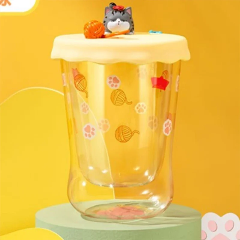 Wuhuang Bazahey Black Cat Claw Cup Blind Box Toys Cute Cartoon Creative Water Cup Rainbow Glass Mystery Box Surprise Girls Gift