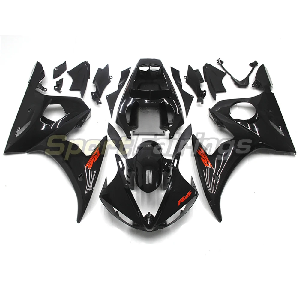 Motorcycle Bodywork Set for Yamaha YZF R6 2003 2004 2005 ABS Plastics Full Fairings Kit High Quality Injection Mold Accessories