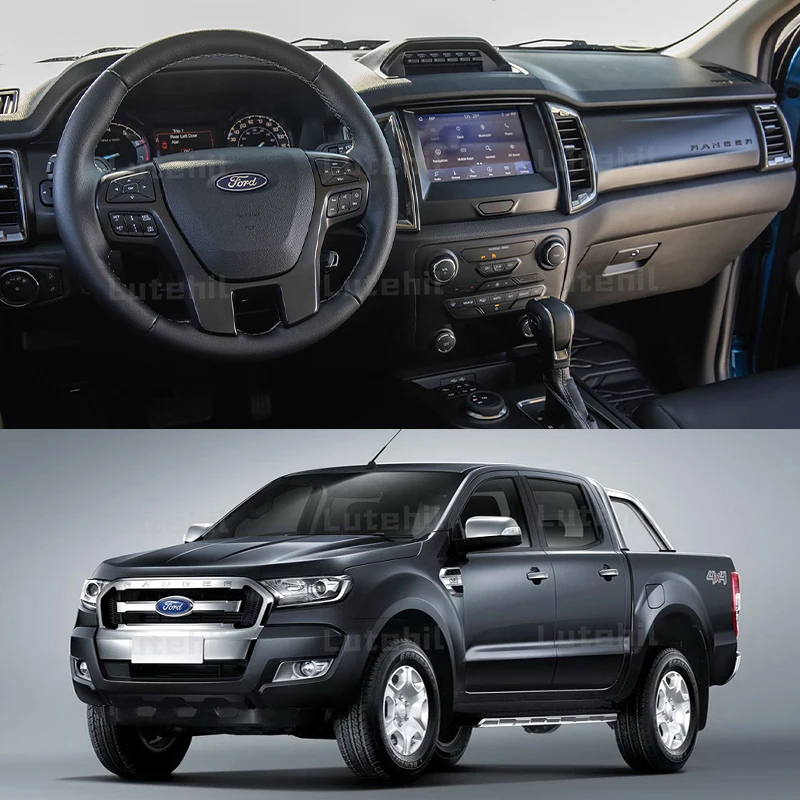 For Ford Ranger 2011-2022 Double Layer Car Floor Mats All Weather Carpet Cover Floor Liners Interior Protector Accessories