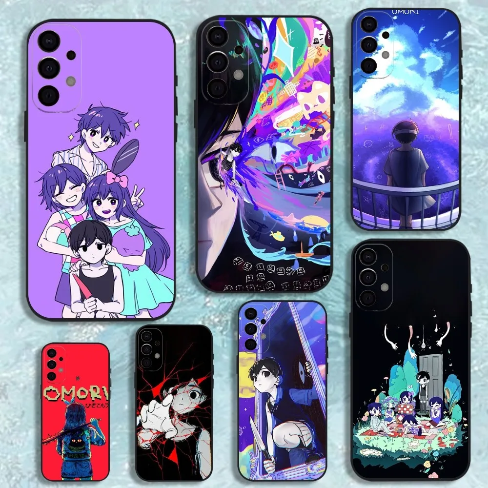 

O-Omori Game Phone Case For Samsung S25,S24,S21,S22,S23,S30,Ultra,S20,Plus,Fe,Lite,Note,10,9,5G Black Cover