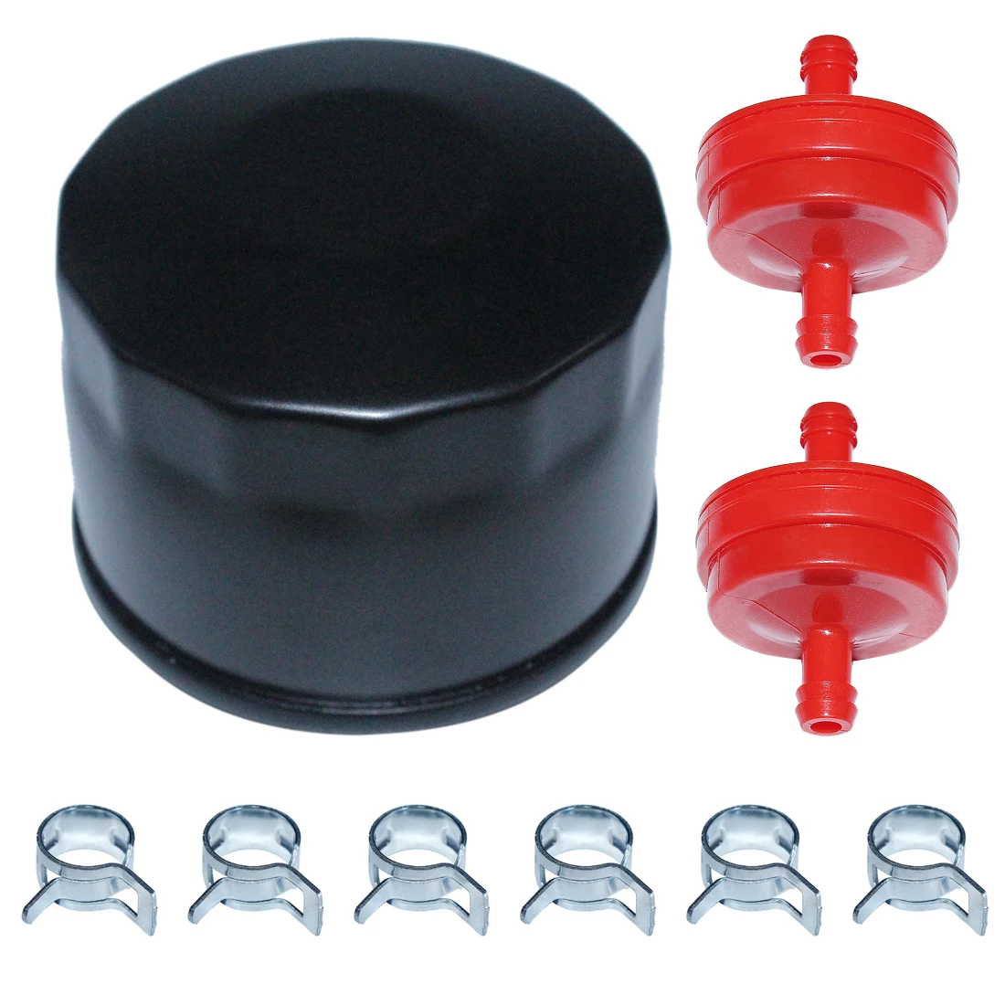Kit de abrazadera de filtro de combustible de aceite para MTD, 420cc, Powermore, Craftsman, LT1500, R1000, RER1000, T1000, T1200, LS27, LS33, TB30