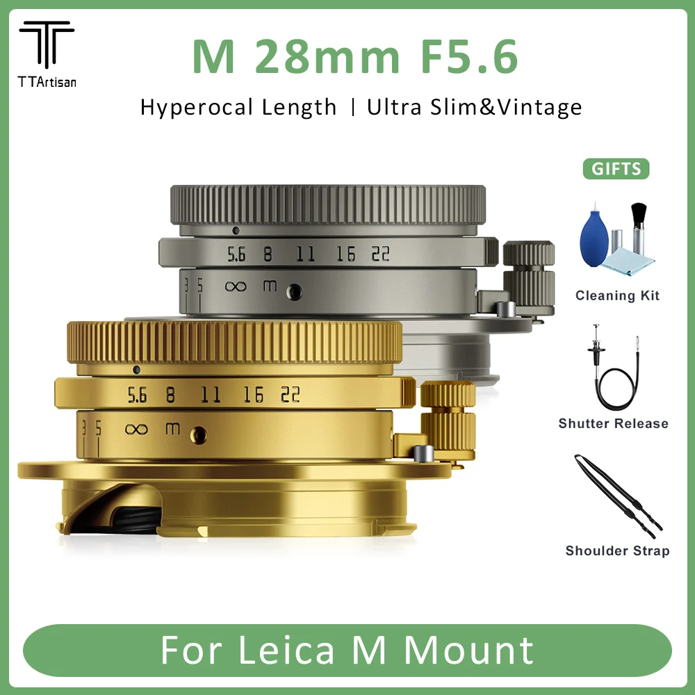 

TTArtisan M28mm F5.6 Full Frame Manual focuse Large Aperture Lens for Leica M Mount Camera M M5 M6 M9 M10 Leica M240