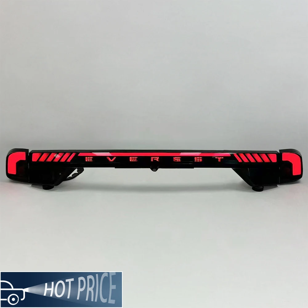 أضواء السيارة لفورد ايفرست 2023-الآن مجموعة المصابيح الخلفية للسيارات ترقية تأثير بدء التشغيل LED من خلال ملحقات أدوات المصابيح الخلفية