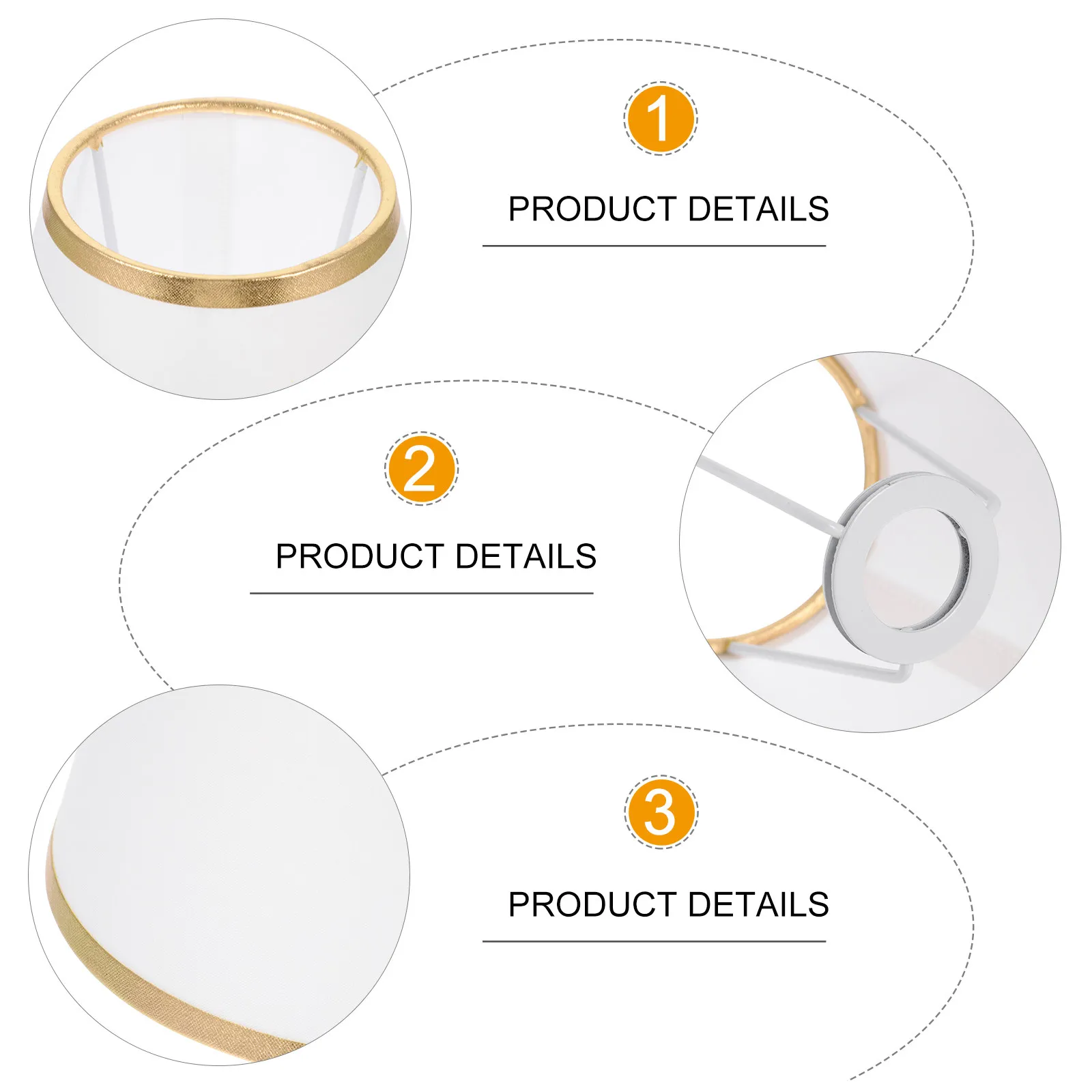 

1Pcs Cloth Lamp Shade for Ceiling Floor Wall Lamp Light Cover with Soft Warm Room Bedroom Decor Creative Light Shade