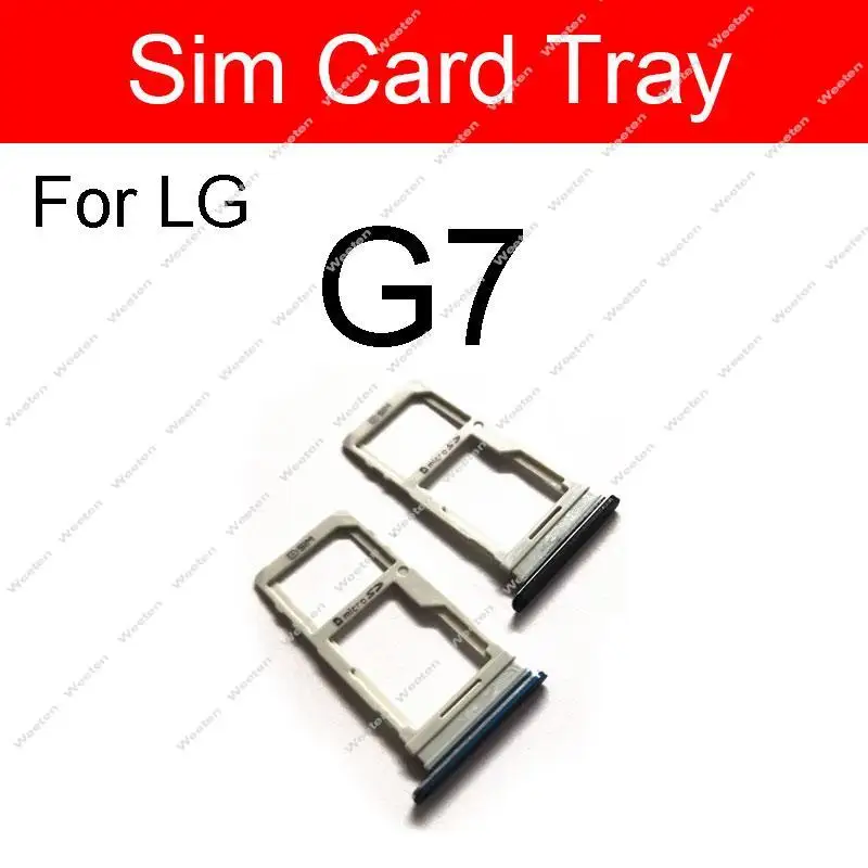 Memory SIM Card Tray Holder For LG G2 G5 G6 G7 G8 Sim Card Reader Slot Socket Adapter Replacement Parts Accessories