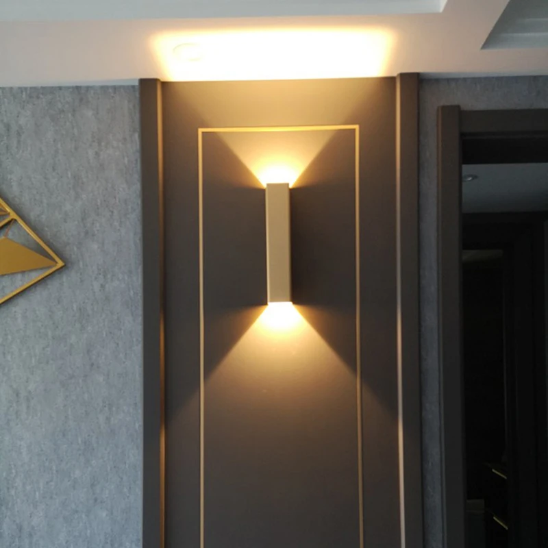 

Modern Wall Sconces Indoor Gold Wall Lamp for Bedroom Up and Down Wall Light Fixture LED Wall Washer Aisle Wall Sconce Lighting