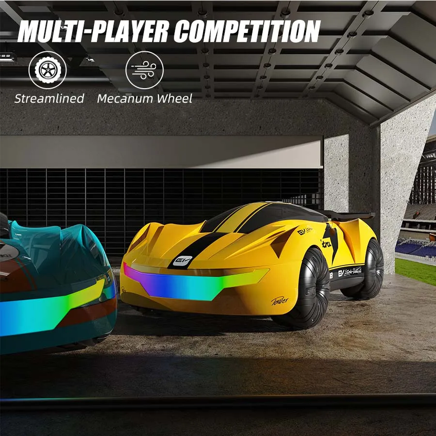 Il giocattolo telecomandato RC Meteor Supercar con luci che scorre a LED con spruzzo di fumo Modalità deriva e funzione acrobatica controllata dai gesti