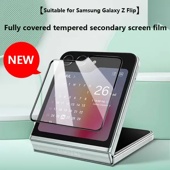 

Screen Protector For Samsung Galaxy Z Flip 7 SE Flip7 Flip 7 6 5 5G Full Cover Tempered Glass Anti Scratch