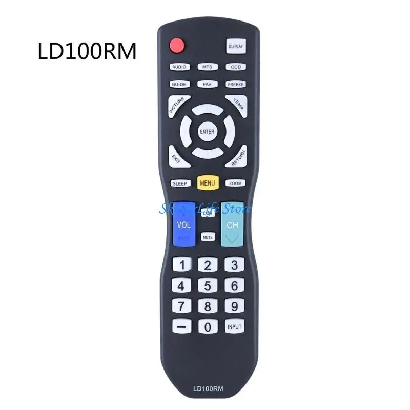 E65E LD100RM Replace Remote Control For Apex LE24H87 LE3242 LD4077M HC3269 RM-188